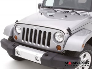 Jeep Gladiator JT Hood Shield - AVS Aeroskin - Chrome 